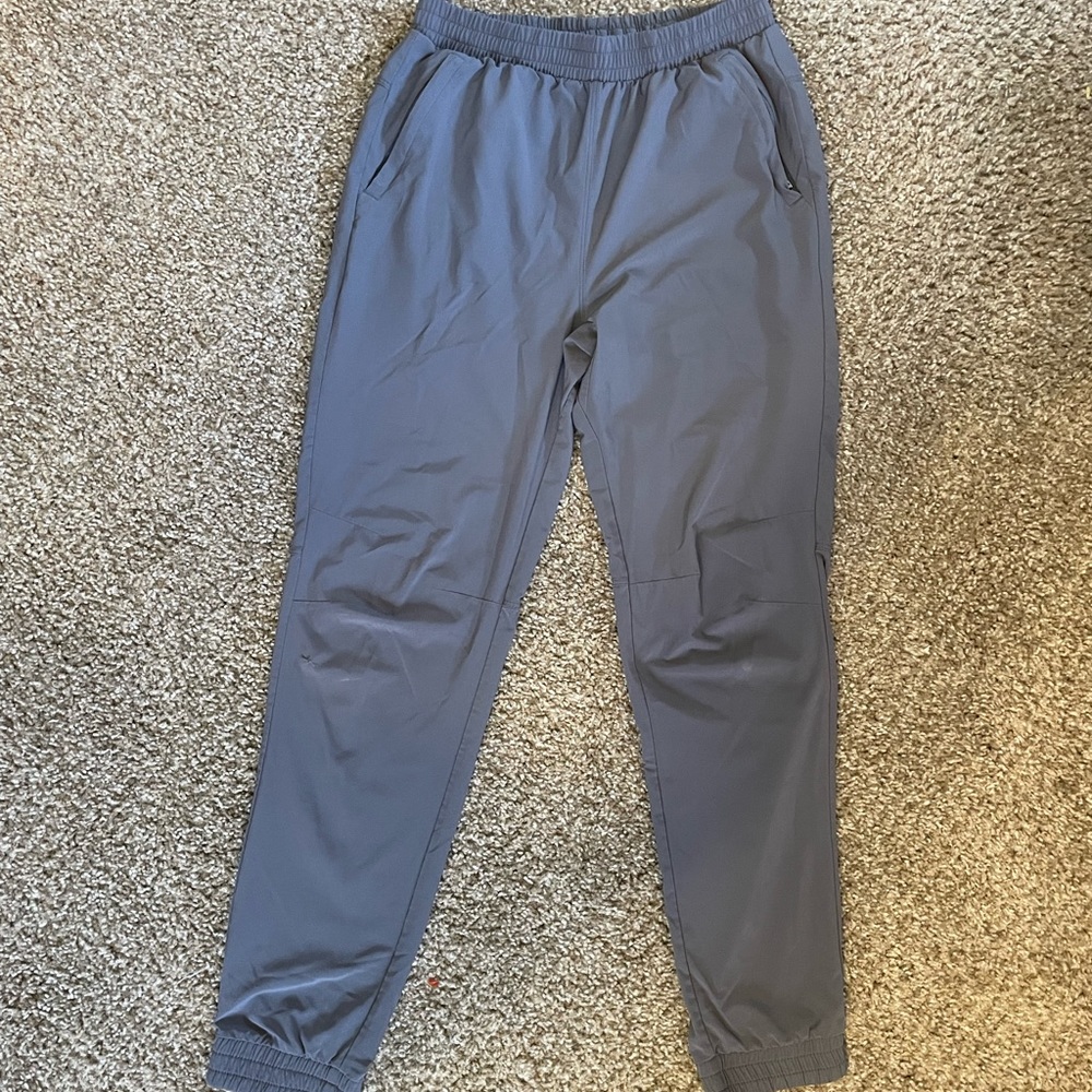 Gray athletic joggers